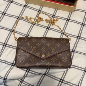 LVish monogram clutch crossbody